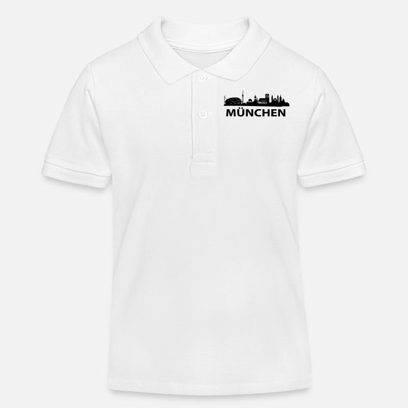 munchen - Polo enfant bio Stanley/Stella - blanc