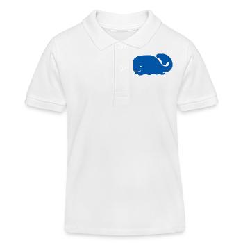 diving snorkeling diver diver snorkeling dive - Kids Organic Polo Shirt by Stanley/Stella - white - Front