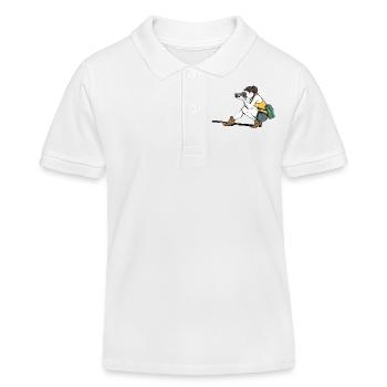 camera photographer fotograf kamera foto photo3 - Kinder Organic Poloshirt Mini Sprinter von Stanley/Stella - Weiß - Vorne