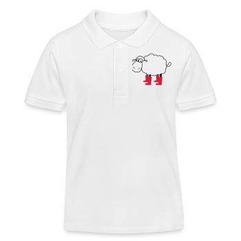mouton - Polo enfant bio Stanley/Stella - blanc - Devant