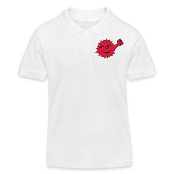 Atomkraft Faust dagegen Geschenkidee Nein Symbol - Kinder Organic Poloshirt Mini Sprinter von Stanley/Stella - Weiß - Vorne