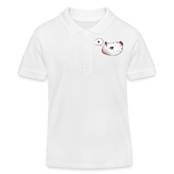 Jorunna - Hasenschnecke - bunny snail - Kinder Organic Poloshirt Mini Sprinter von Stanley/Stella - Weiß - Vorne