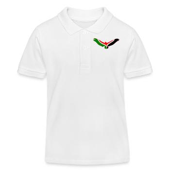 Aigle de Palestine. - Polo enfant bio Stanley/Stella - blanc - Devant