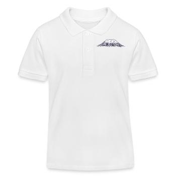 Kilimandjaro montagne Afrique cadeau - Polo enfant bio Stanley/Stella - blanc - Devant