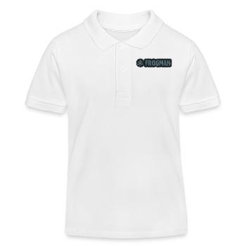FROGMAN BLUE plongée sous marine - Polo enfant bio Stanley/Stella - blanc - Devant