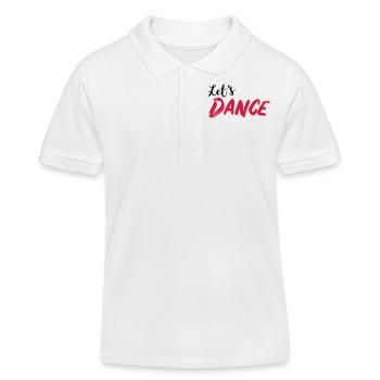 Let's DANCE - Lass uns tanzen - Kinder Organic Poloshirt Mini Sprinter von Stanley/Stella - Weiß - Vorne