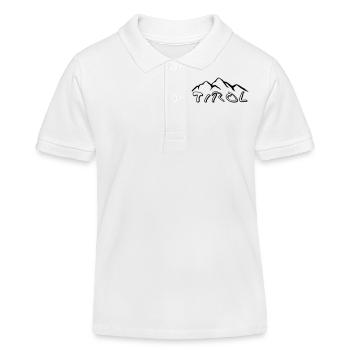 Berg in Tirol - Kinder Organic Poloshirt Mini Sprinter von Stanley/Stella - Weiß - Vorne