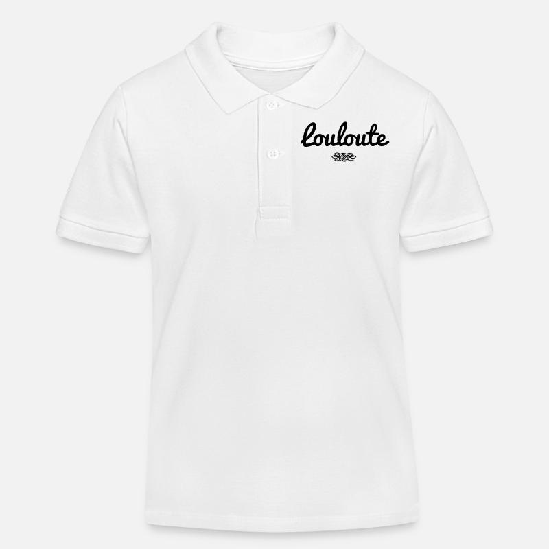 Louloute - Polo enfant bio Stanley/Stella - blanc