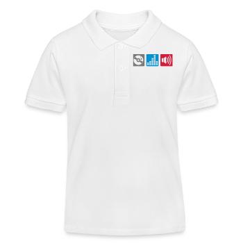 Musique - DJ - Polo enfant bio Stanley/Stella - blanc - Devant