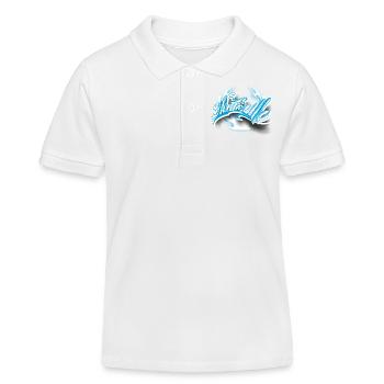 Marseille tattoo - Polo enfant bio Stanley/Stella - blanc - Devant