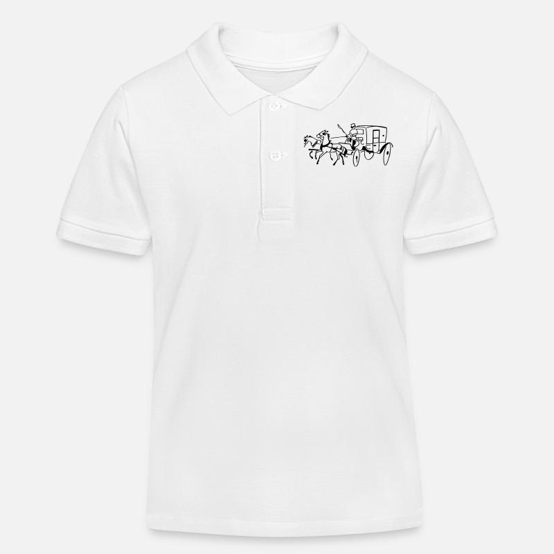 Entraîneur - Polo enfant bio Stanley/Stella - blanc
