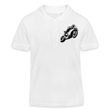 1199 Panigale S - Kinder Organic Poloshirt Mini Sprinter von Stanley/Stella - Weiß - Vorne