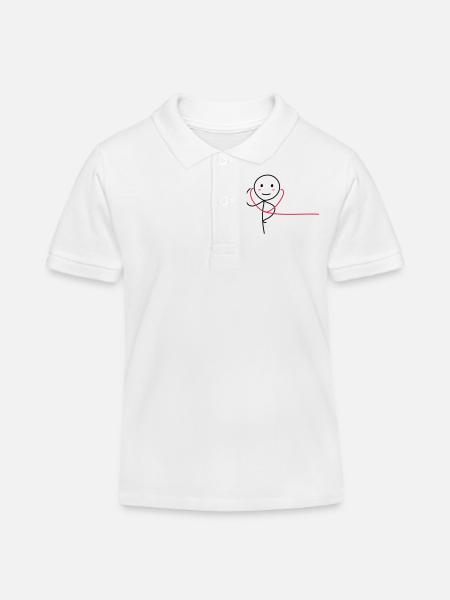 Ensemble pour toujours (scène 2 de 2) (Garçon) - Polo enfant bio Stanley/Stella - blanc