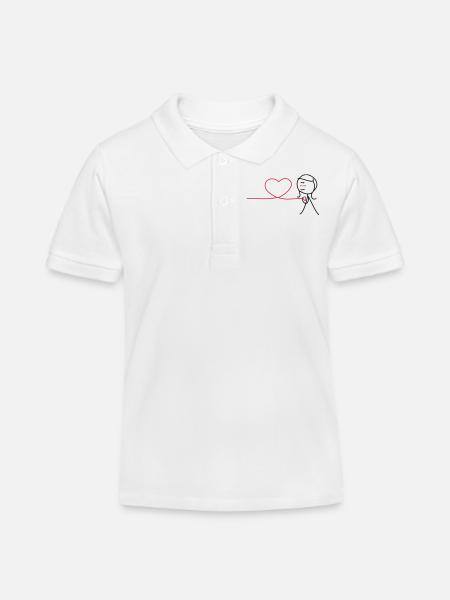 Ensemble pour toujours (Photo 1 de 2) (fille) - Polo enfant bio Stanley/Stella - blanc