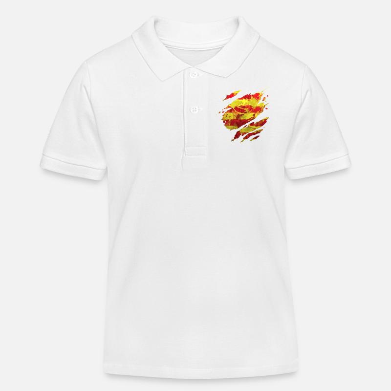 Catala - Polo enfant bio Stanley/Stella - blanc