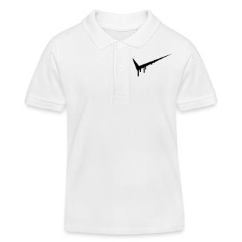 Graffiti Tick - Kids Organic Polo Shirt by Stanley/Stella - white - Front