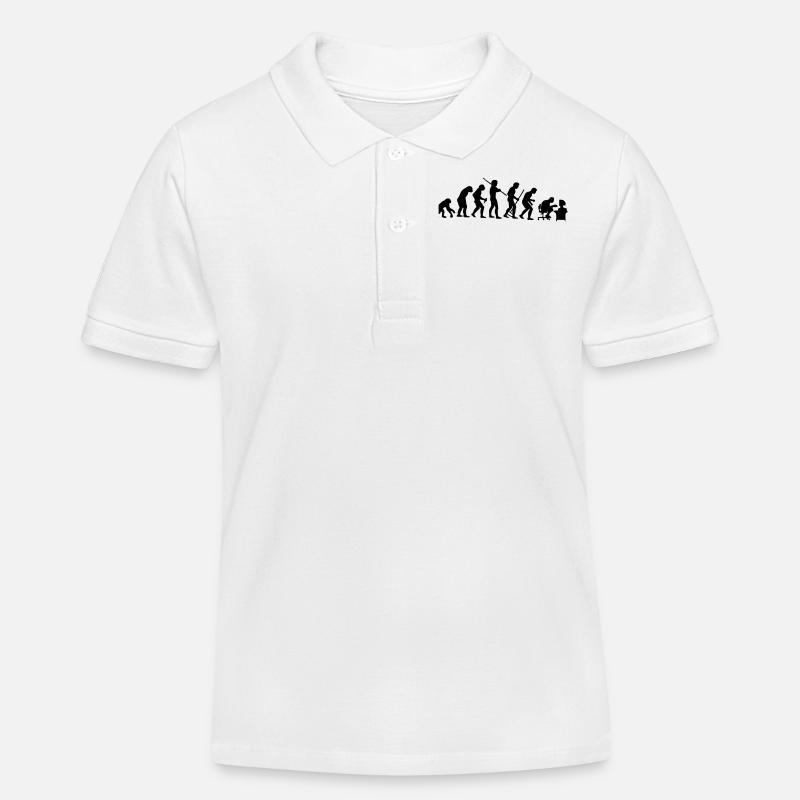 Evolution - Polo enfant bio Stanley/Stella - blanc