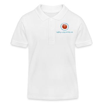 HAL Everything is going extremely well - Kinder Organic Poloshirt Mini Sprinter von Stanley/Stella - Weiß - Vorne