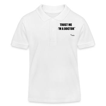 Trust me - Kids Organic Polo Shirt by Stanley/Stella - white - Front