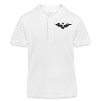 Schläger - Kinder Organic Poloshirt Mini Sprinter von Stanley/Stella - Weiß - Vorne