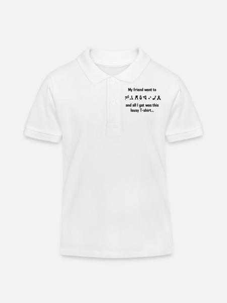 Atlantis - Polo enfant bio Stanley/Stella - blanc