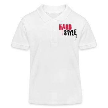 Hardstyle - Polo enfant bio Stanley/Stella - blanc - Devant