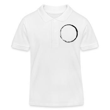 Kreis - Kinder Organic Poloshirt Mini Sprinter von Stanley/Stella - Weiß - Vorne
