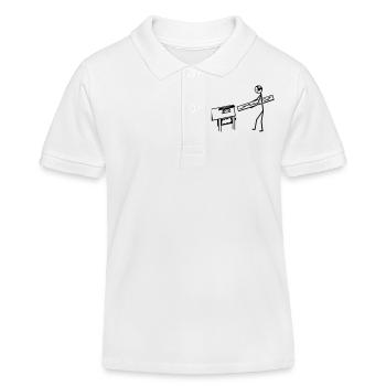 Schreiner Tischler - Kinder Organic Poloshirt Mini Sprinter von Stanley/Stella - Weiß - Vorne