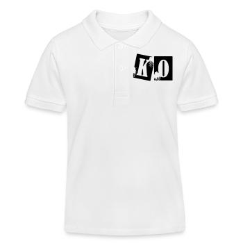 ko_boxing_01 - Kinder Organic Poloshirt Mini Sprinter von Stanley/Stella - Weiß - Vorne