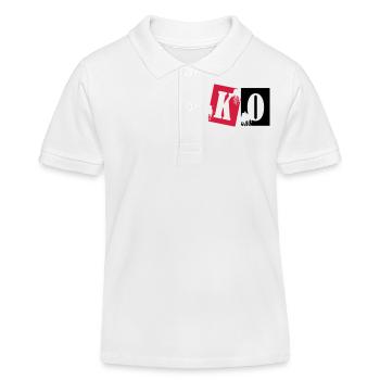 ko_boxing_02 - Kinder Organic Poloshirt Mini Sprinter von Stanley/Stella - Weiß - Vorne