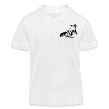 Supermoto - Kinder Organic Poloshirt Mini Sprinter von Stanley/Stella - Weiß - Vorne