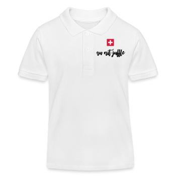 Nu Nit Juffle (CH, Schweiz) - Polo enfant bio Stanley/Stella - blanc - Devant