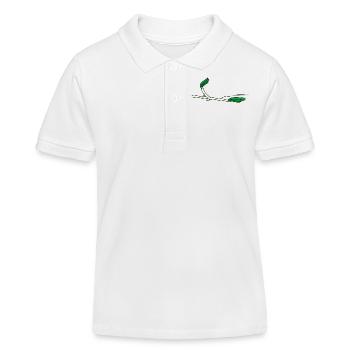by starting - Kids Organic Polo Shirt by Stanley/Stella - white - Front