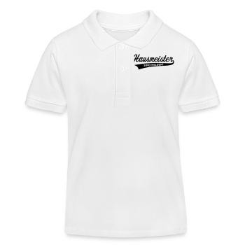 Hausmeister Sind Helden! (Facility Manager, Beruf) - Kinder Organic Poloshirt Mini Sprinter von Stanley/Stella - Weiß - Vorne