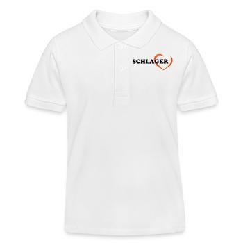 SCHLAGER - Kinder Organic Poloshirt Mini Sprinter von Stanley/Stella - Weiß - Vorne