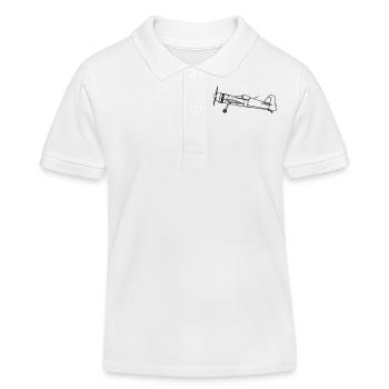 yak - Kinder Organic Poloshirt Mini Sprinter von Stanley/Stella - Weiß - Vorne