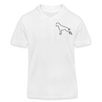 Plan Boxer - Polo enfant bio Stanley/Stella - blanc - Devant