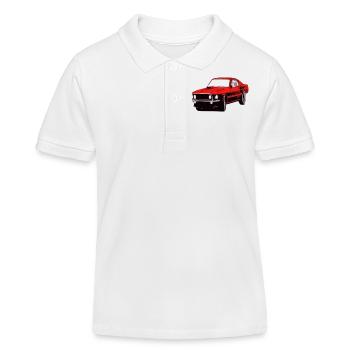 Voiture - Polo enfant bio Stanley/Stella - blanc - Devant