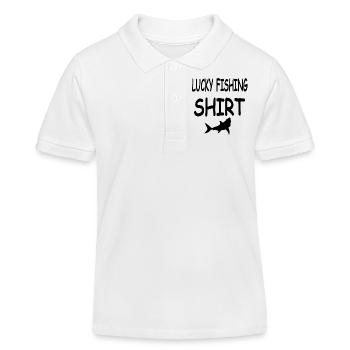 Angling - Kids Organic Polo Shirt by Stanley/Stella - white - Front