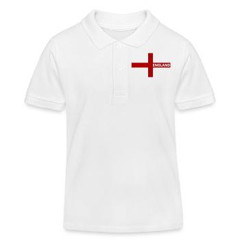 angleterre - Polo enfant bio Stanley/Stella - blanc - Devant
