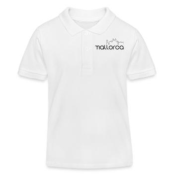 Majorque - Polo enfant bio Stanley/Stella - blanc - Devant
