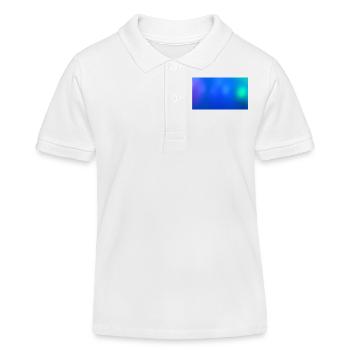 Blue Lights 73 - Kids Organic Polo Shirt by Stanley/Stella - white - Front