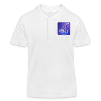 BLUE WHALE - Kinder Organic Poloshirt Mini Sprinter von Stanley/Stella - Weiß - Vorne
