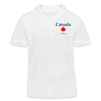 Oshawa - Ontario - Canada - Kanada - Polo enfant bio Stanley/Stella - blanc - Devant
