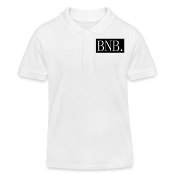 [HD] BNB - Polo enfant bio Stanley/Stella - blanc - Devant