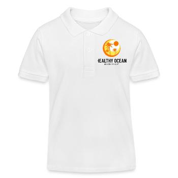 Marine Conservation - Kids Organic Polo Shirt by Stanley/Stella - white - Front