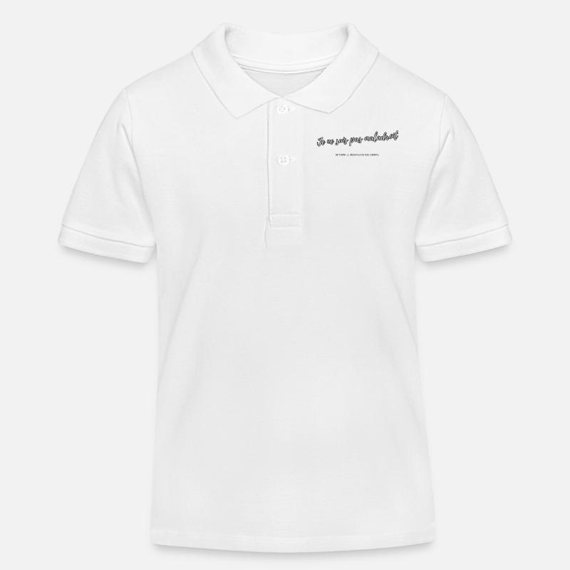 Maladroit - Polo enfant bio Stanley/Stella - blanc