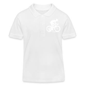 Prologue Vélo de route - Polo enfant bio Stanley/Stella - blanc - Devant
