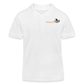 Sometimes I just want to dive in - Kids Organic Polo Shirt by Stanley/Stella - white - Front