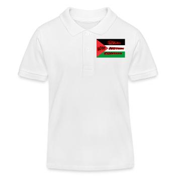Palestine - Polo enfant bio Stanley/Stella - blanc - Devant